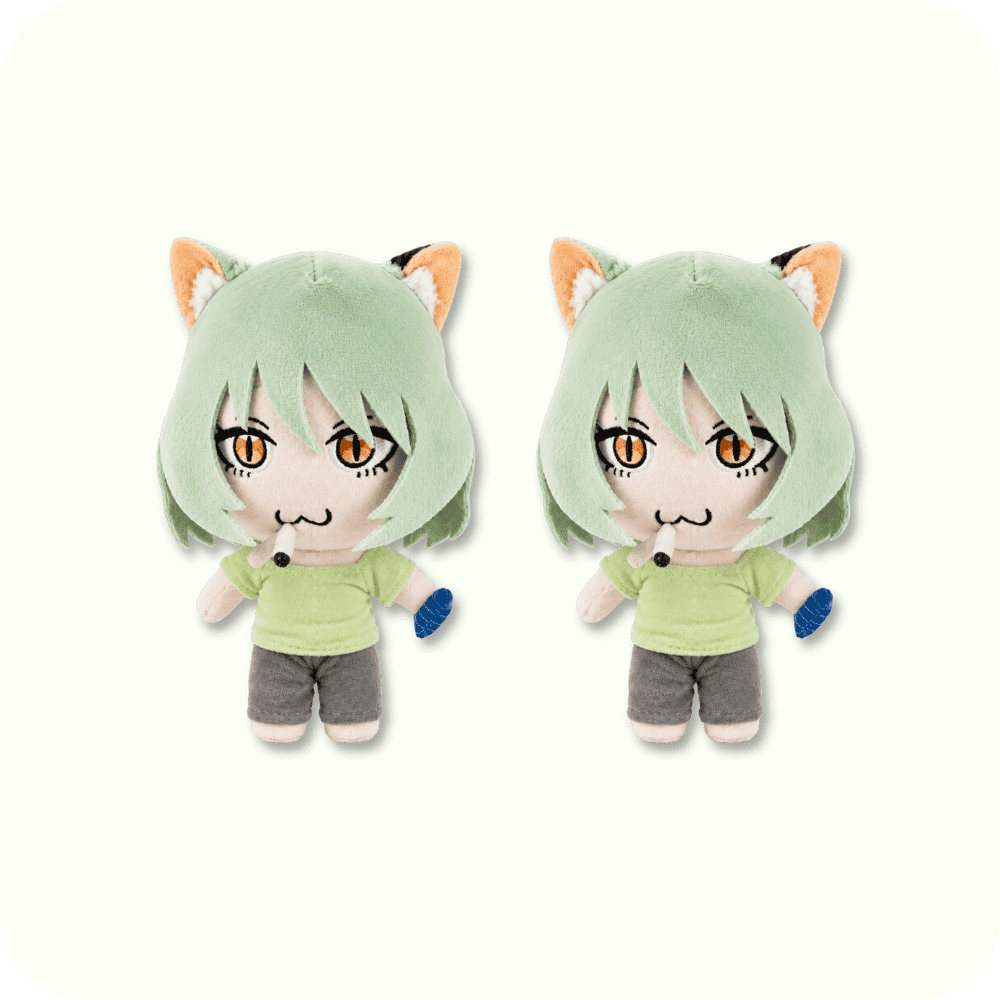 Chainsmokers Cat Plush 2PCS Chainsmokers Cat Plush 2PCS