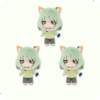 Chainsmokers Cat Plush 3PCS